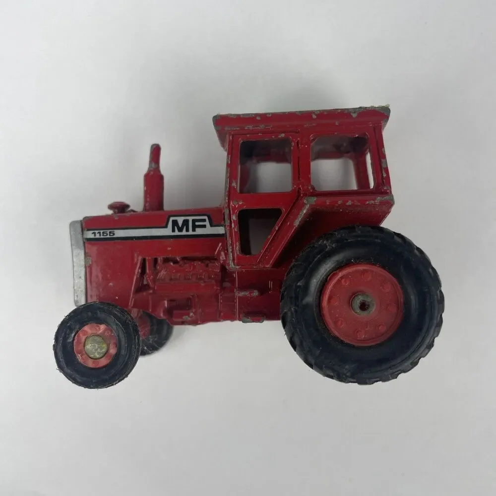 1970s ERTL Massey Ferguson MF 1155 Farm Tractor - 1/64 Scale Farm Equipment Toy